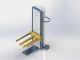 Pneumatic lift device Basic 1250 movable
